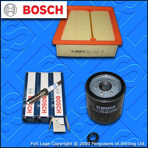 SERVICE KIT for FORD B-MAX 1.0 ECOBOOST BOSCH OIL AIR FILTERS PLUGS (2012-2019)