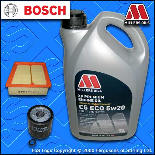 SERVICE KIT for FORD ECOSPORT 1.0 ECOBOOST OIL AIR FILTERS +5w20 OIL (2013-2017)