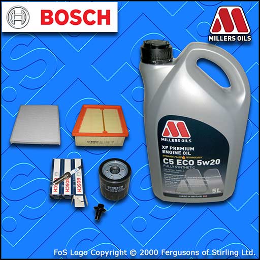 SERVICE KIT FORD B-MAX 1.0 ECOBOOST OIL AIR CABIN FILTERS PLUGS +OIL (2012-2019)