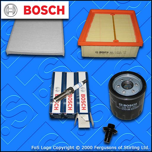 SERVICE KIT FORD B-MAX 1.0 ECOBOOST OIL AIR CABIN FILTERS PLUGS SUMP PLUG 12-19