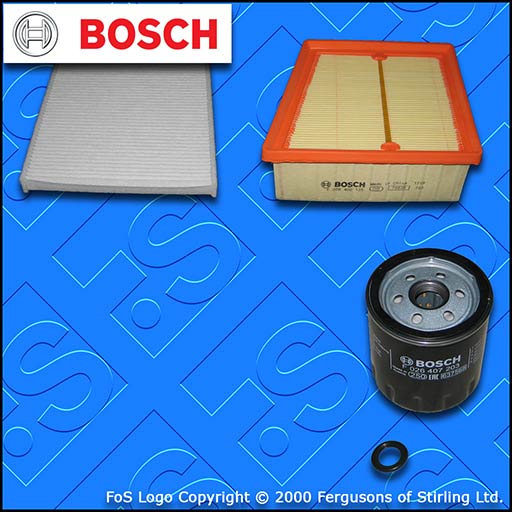 SERVICE KIT for FORD ECOSPORT 1.0 ECOBOOST BOSCH OIL AIR CABIN FILTERS 2013-2017
