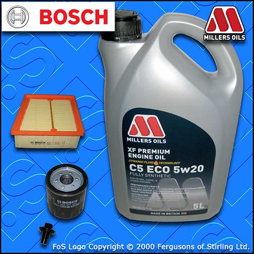 SERVICE KIT FORD ECOSPORT 1.0 ECOBOOST OIL AIR FILTERS SUMP PLUG +OIL 2013-2017