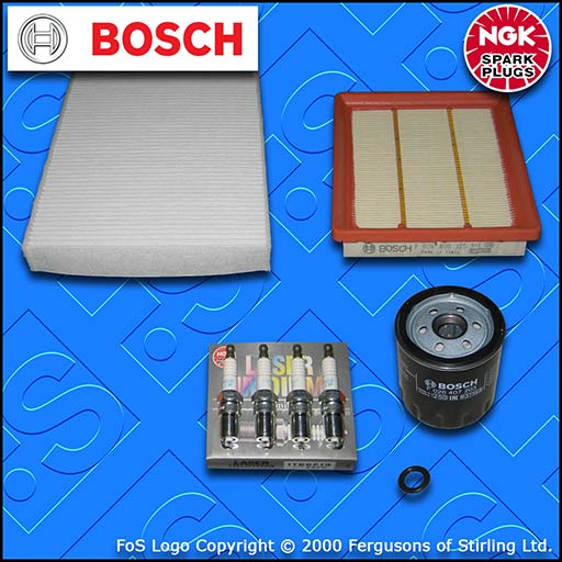 SERVICE KIT for FORD FIESTA MK6 ST150 OIL AIR CABIN FILTERS PLUGS (2004-2008)