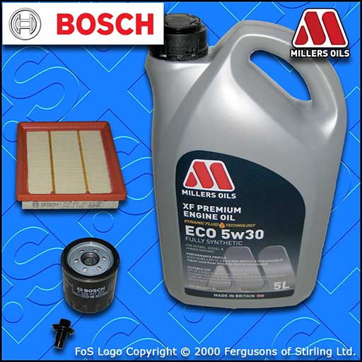 Service kit for Ford Fiesta Mk6 ST150 - oil filter, air filter, Millers  Oils XF Premium ECO 5w30 engine oil. - FoS Autoparts