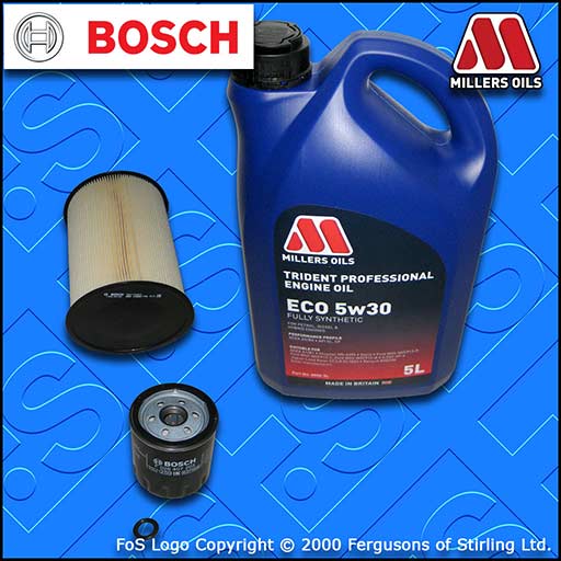 SERVICE KIT for FORD FOCUS MK2 1.8 16V OIL AIR FILTERS +5L FS OIL (2007-2010)