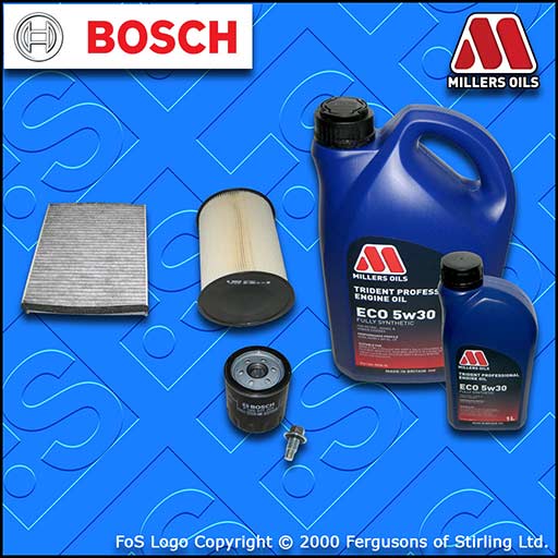 SERVICE KIT for FORD FOCUS MK3 2.0 ST BOSCH OIL AIR CABIN FILTERS +OIL 2012-2015