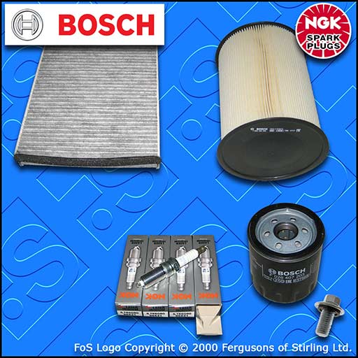 SERVICE KIT for FORD FOCUS MK3 2.0 ST OIL AIR CABIN FILTERS PLUGS (2012-2017)