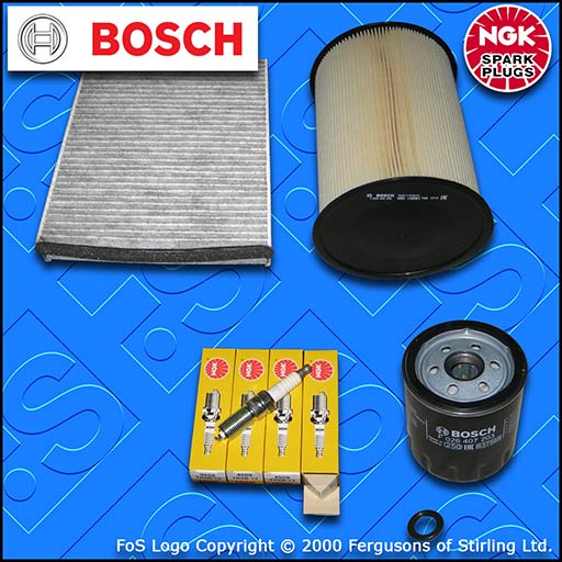SERVICE KIT for FORD FOCUS MK3 1.6 TI-VCT OIL AIR CABIN FILTER PLUGS (2012-2018)