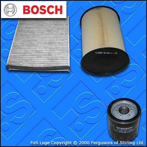 SERVICE KIT for FORD FOCUS MK3 RS BOSCH OIL AIR CARBON CABIN FILTERS (2015-2018)