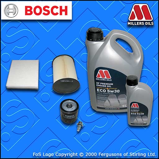 SERVICE KIT for FORD FOCUS MK3 2.0 ST BOSCH OIL AIR CABIN FILTERS +OIL 2012-2015