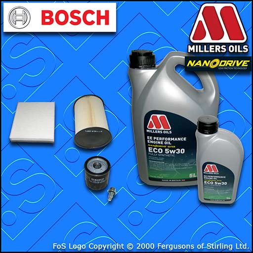 SERVICE KIT for FORD FOCUS MK3 2.0 ST BOSCH OIL AIR CABIN FILTERS +OIL 2012-2015