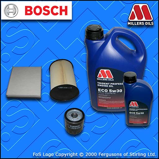 SERVICE KIT for FORD FOCUS MK3 2.0 ST BOSCH OIL AIR CABIN FILTERS +OIL 2012-2017