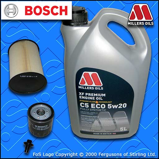 SERVICE KIT for FORD FOCUS MK3 1.0 ECOBOOST OIL AIR FILTERS +EB OIL (2012-2017)