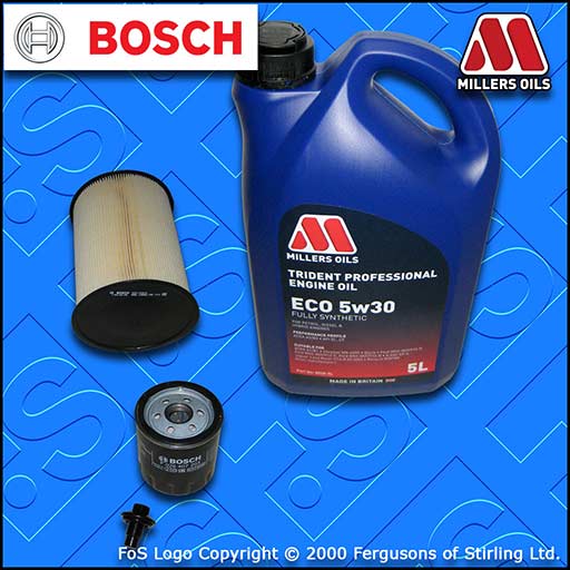 SERVICE KIT for FORD FOCUS MK3 1.6 TI-VCT OIL AIR FILTERS +LL OIL (2012-2018)