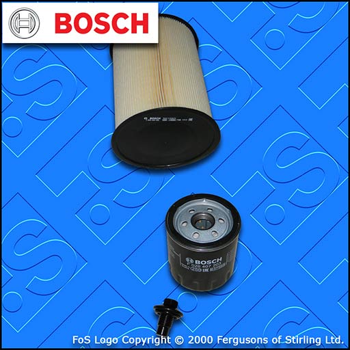 SERVICE KIT for FORD C-MAX 1.0 ECOBOOST BOSCH OIL AIR FILTER SUMP PLUG 2012-2019