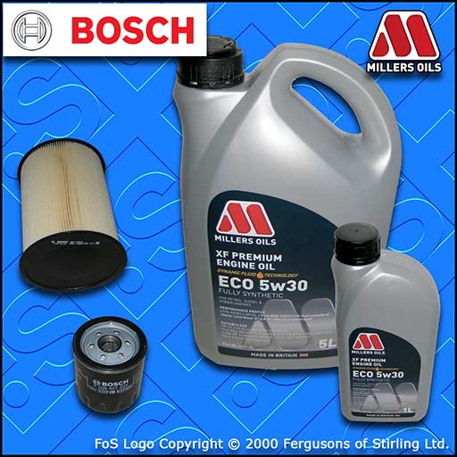 SERVICE KIT for FORD FOCUS MK3 2.0 ST BOSCH OIL AIR FILTERS +ECO OIL (2012-2017)