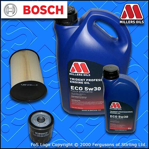 SERVICE KIT for FORD FOCUS MK3 2.0 ST BOSCH OIL AIR FILTERS +ECO OIL (2012-2017)