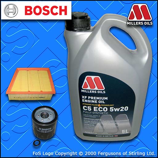 SERVICE KIT for FORD ECOSPORT 1.0 ECOBOOST OIL AIR FILTERS +5w20 OIL (2017-2021)