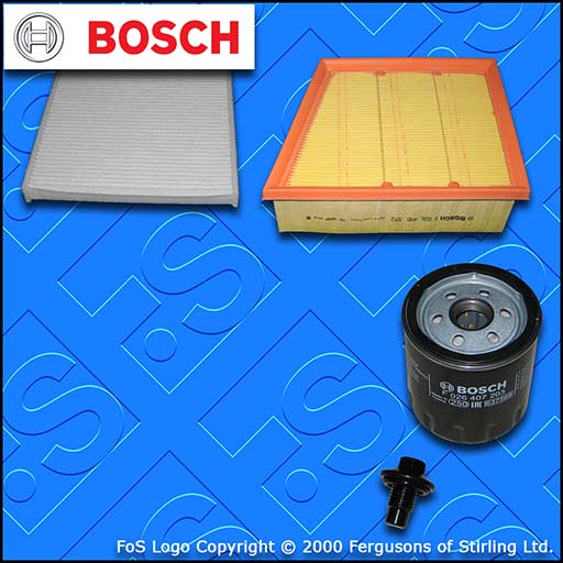 SERVICE KIT for FORD FIESTA MK8 1.0 ECOBOOST OIL AIR CABIN FILTERS (2017-2022)
