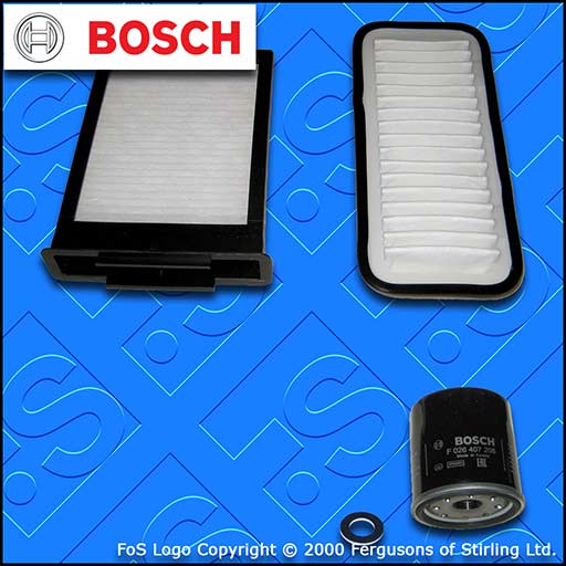 SERVICE KIT for CITROEN C1 1.0 BOSCH OIL AIR CABIN FILTERS (2005-2014)