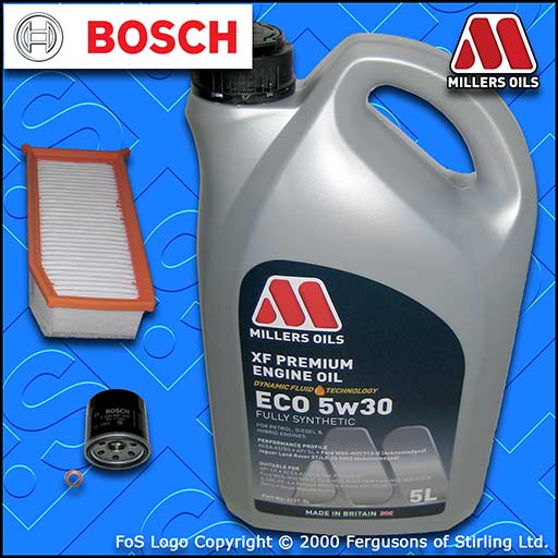 SERVICE KIT for DACIA DUSTER 1.6 SCE 115 H4M OIL AIR FILTER +ECO OIL (2015-2019)