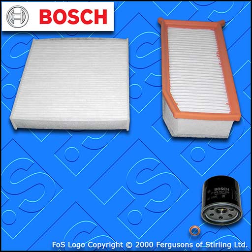 SERVICE KIT for RENAULT CLIO MK4 1.6 RS BOSCH OIL AIR CABIN FILTERS (2013-2020)