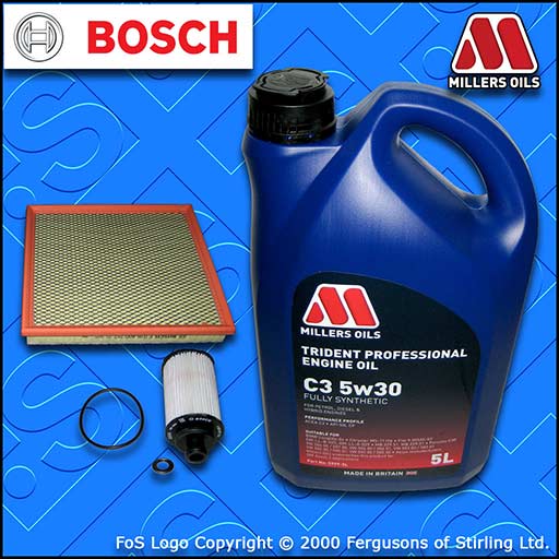 SERVICE KIT OPEL VAUXHALL ZAFIRA C MK3 2.0 CDTI B20 D20 OIL AIR FILTERS +OIL