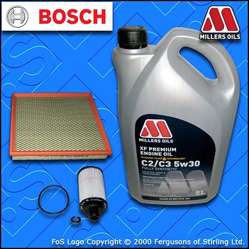 SERVICE KIT OPEL VAUXHALL ZAFIRA C MK3 2.0 CDTI B20 D20 OIL AIR FILTERS +OIL