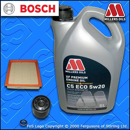 SERVICE KIT for LEXUS 200H CT (ZWA10) OIL AIR FILTERS +5w20 C5 OIL (2017-2018)