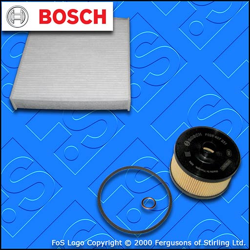 SERVICE KIT for RENAULT CLIO MK4 0.9 1.2 TCE BOSCH OIL CABIN FILTERS (2012-2020)