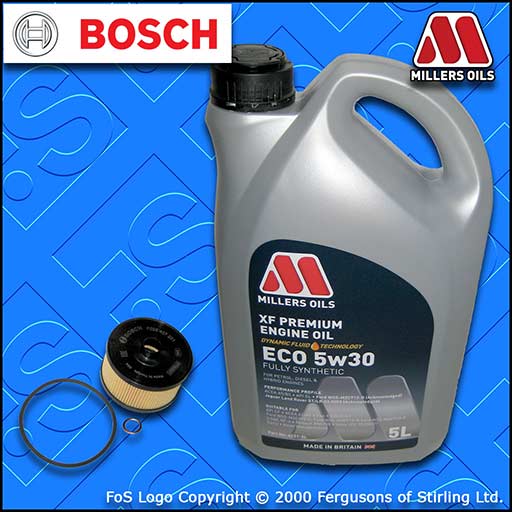 SERVICE KIT for DACIA DUSTER 1.2 TCE 125 H5F OIL FILTER +5w30 FS OIL (2013-2018)