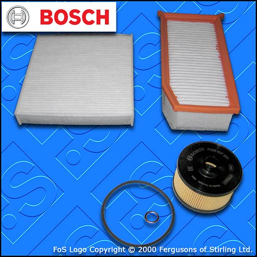 SERVICE KIT for RENAULT CAPTUR 0.9 1.2 TCE BOSCH OIL AIR CABIN FILTERS 2012-2020