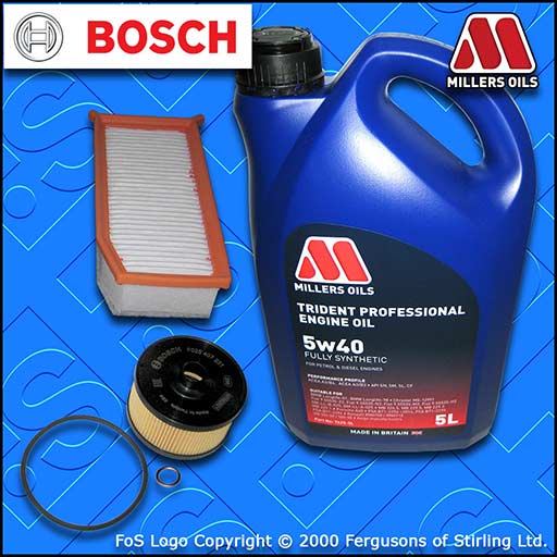 SERVICE KIT for RENAULT CLIO MK4 0.9 1.2 TCE OIL AIR FILTER +FS OIL (2012-2020)