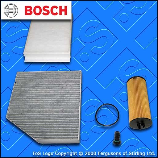 SERVICE KIT for MERCEDES C-CLASS AMG C 63 S OIL CABIN FILTERS (2014-2022)
