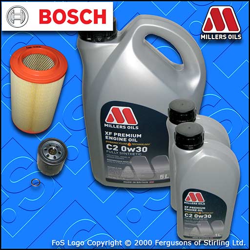 SERVICE KIT for PEUGEOT BOXER 2.0 BLUEHDI OIL AIR FILTERS +0w30 OIL (2015-2019)