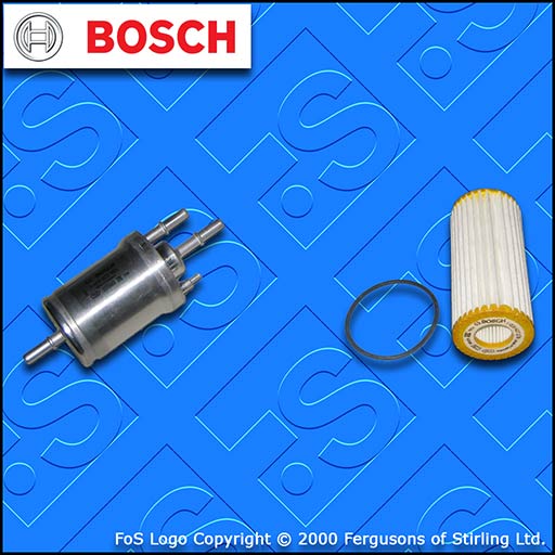 SERVICE KIT for AUDI A1 1.8 TFSI BOSCH OIL FUEL FILTERS (2015-2018)