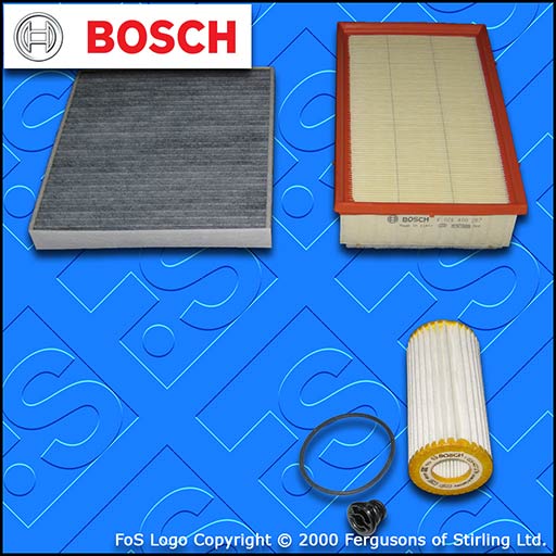 SERVICE KIT for SEAT ATECA KH 2.0 TSI BOSCH OIL AIR CABIN FILTERS (2017-2020)