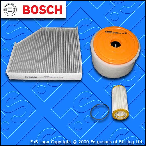 SERVICE KIT for AUDI A7 1.8 2.0 TFSI BOSCH OIL AIR CABIN FILTERS (2014-2018)