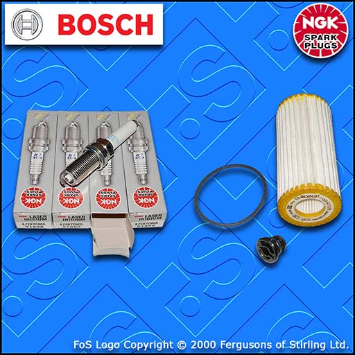 SERVICE KIT for SEAT CUPRA ATECA 2.0 TSI OIL FILTER SPARK PLUGS (2018-2024)