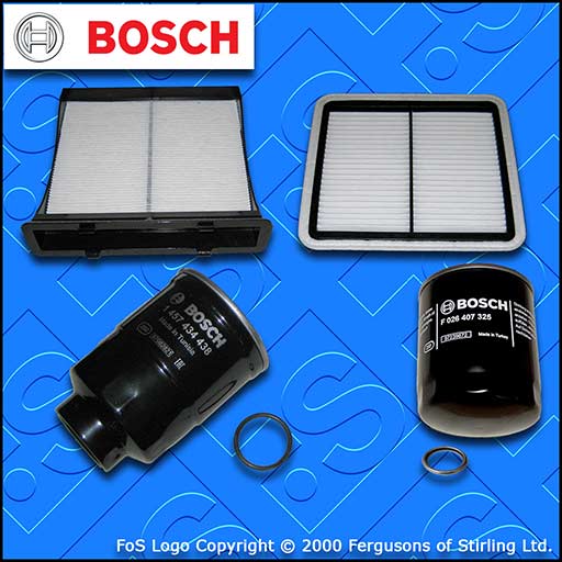 SERVICE KIT for SUBARU FORESTER 2.0 D OIL AIR FUEL CABIN FILTERS 2008-2013