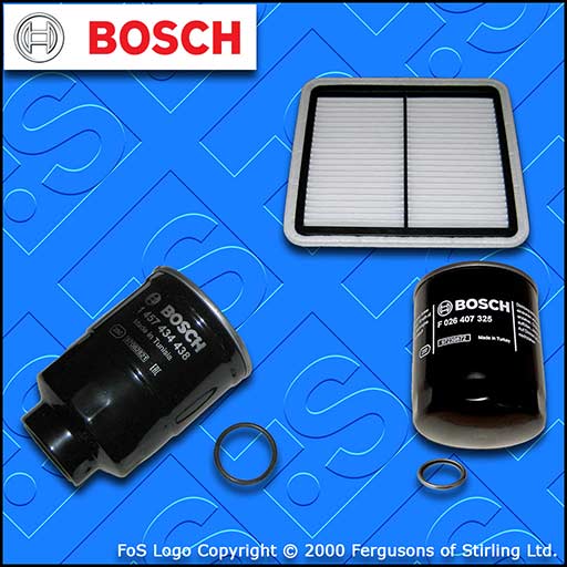 SERVICE KIT for SUBARU FORESTER 2.0 D OIL AIR FUEL FILTERS (2008-2013)