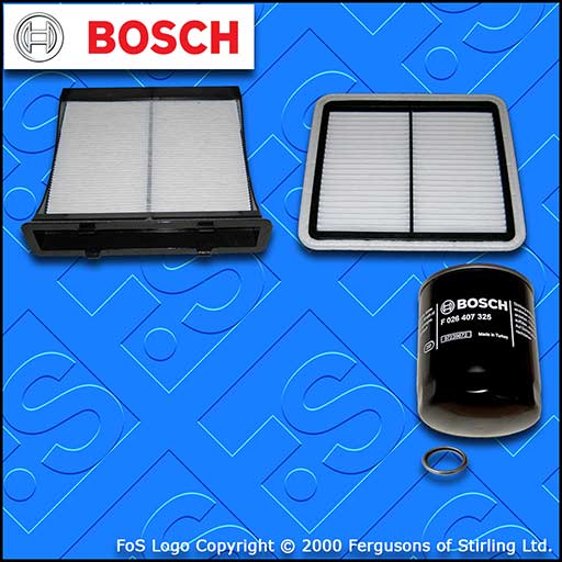 SERVICE KIT for SUBARU FORESTER 2.0 D OIL AIR CABIN FILTERS (2008-2018)