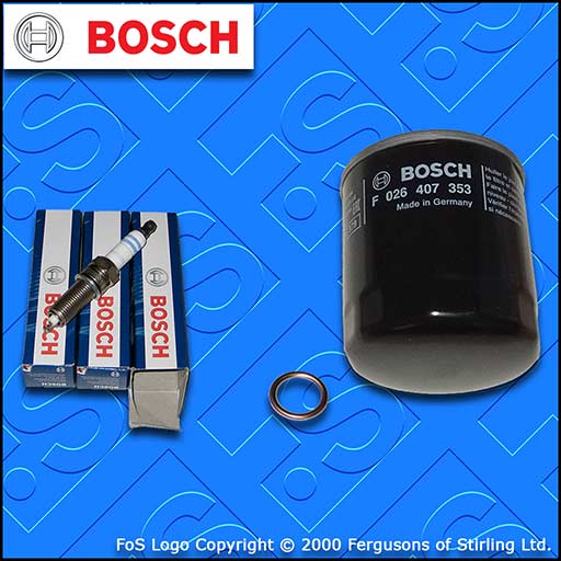 SERVICE KIT for DS DS3 1.2 VTI BOSCH OIL FILTER SUMP PLUG SEAL PLUGS (2015-2019)