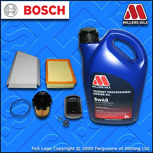 SERVICE KIT PEUGEOT 206 1.9 D DIESEL OIL AIR FUEL CABIN FILTER +5w40 OIL (98-02)