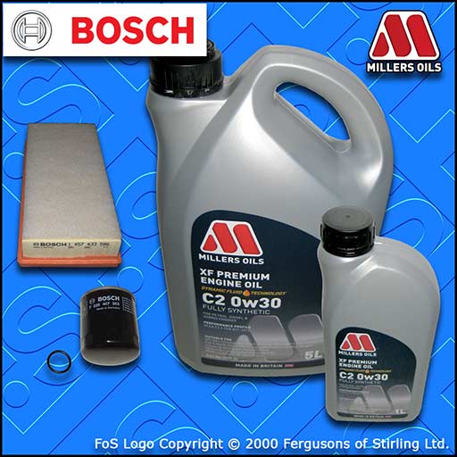 SERVICE KIT for PEUGEOT 508 2.0 BLUEHDI OIL AIR FILTERS +OIL (2014-2018)