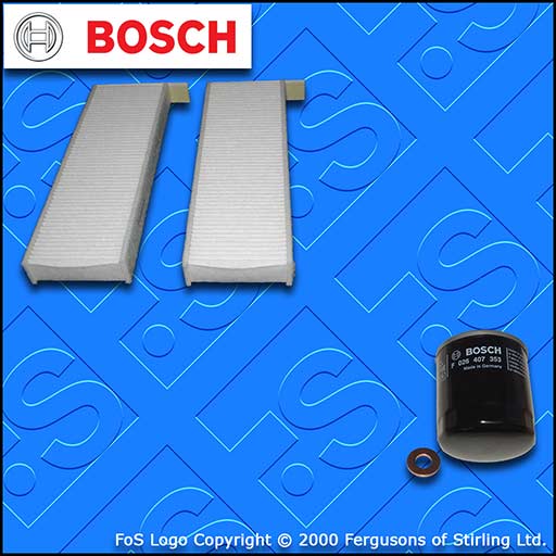 SERVICE KIT for PEUGEOT 3008 2.0 HDI HYBRID BOSCH OIL CABIN FILTERS (2011-2016)