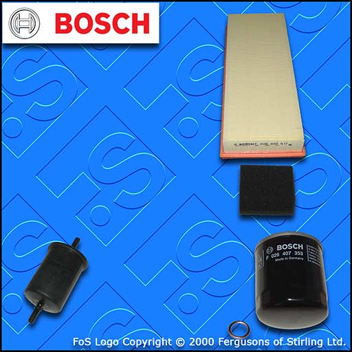 SERVICE KIT for CITROEN C3 II 1.2 THP 110 BOSCH OIL AIR FUEL FILTERS (2014-2016)