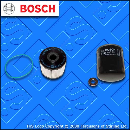 SERVICE KIT for PEUGEOT 3008 2.0 HDI HYBRID BOSCH OIL FUEL FILTERS (2011-2016)