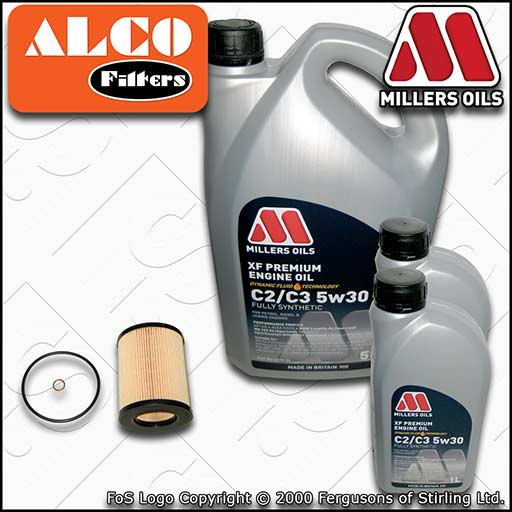 SERVICE KIT for BMW 5 SERIES E39 M54 OIL FILTER +XF C2/C3 OIL (2000-2004)