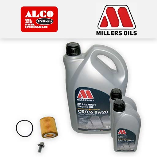 Complete Oil & Filter Service Kit For Ford Kuga 2.0 TDCI (2008–2012) – Air, Fuel, Oil Filters + Plug